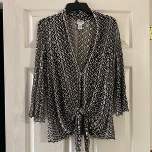 Chicos size 2 sheer Women’s top. Dressy!